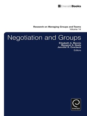 cover image of Research on Managing Groups and Teams, Volume 14